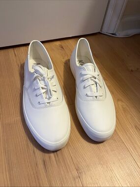 White Leather Classic Keds